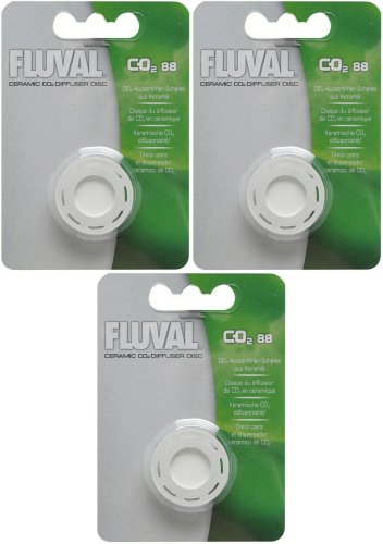 Fluval Ceramic CO2 Diffuser Disc 3.1 oz (Replaces A7549 / 17548) Replacement Diffuser for Aquarium CO2 Systems