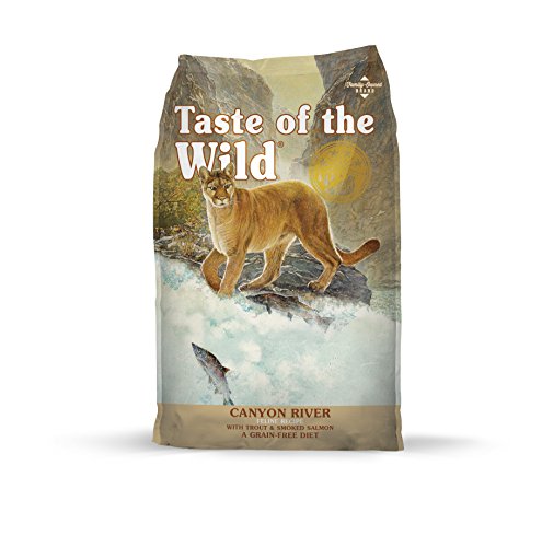 Taste of the Wild Canyon River Feline Cat Food, Grain-Free, Trout & Smoked Salmon, 14 lb Bag