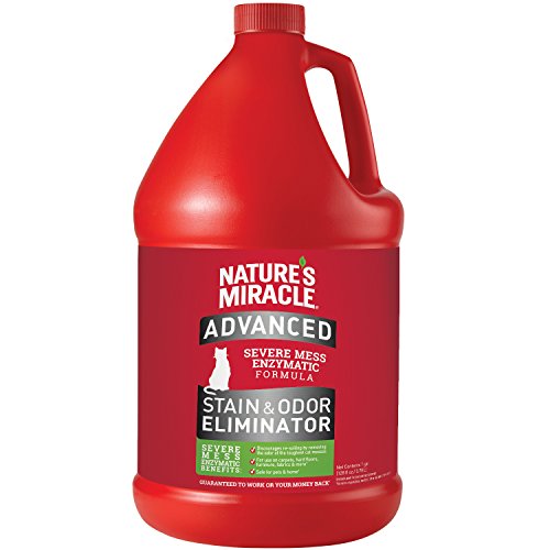 Nature's Miracle Advanced Cat Stain and Odor Eliminator - Severe Messes - 128 oz