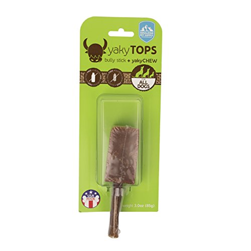 Himalayan yakySNACKS yakyTOPS Dog Treats, 3.5 oz - Cheese & Bully Stick