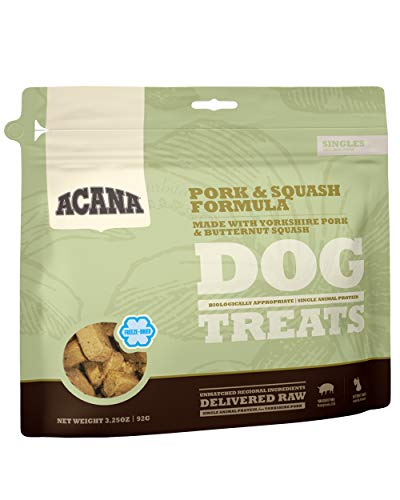 Acana Singles Pork & Squash Dog Treats - Grain-Free, Limited Ingredient, 3.25oz