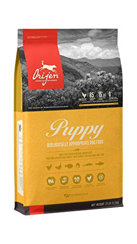 Orijen Puppy Grain-Free Dry Dog Food, High Protein, Fresh & Raw Ingredients, 23.5 lb