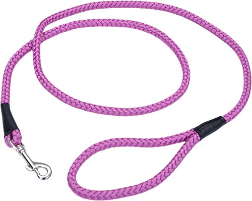 Coastal Rope Dog Leash - Orchid - 1/2 inch x 6 ft