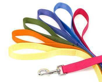 Coastal Pet Single-Ply Dog Leash 3/8 in x 4 ft - Sunset Orange