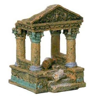 BLU Aqua Critter Temple Ruins - Aquarium Ornament Decoration