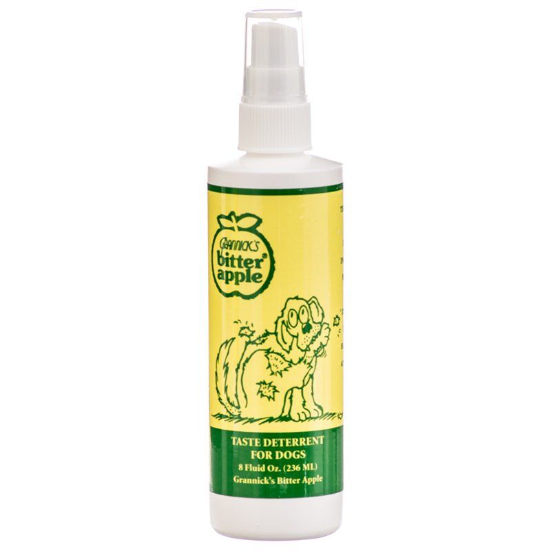 Grannick's Bitter Apple Spray for Dogs - Taste Deterrent, 8 oz Anti-Chew Formula