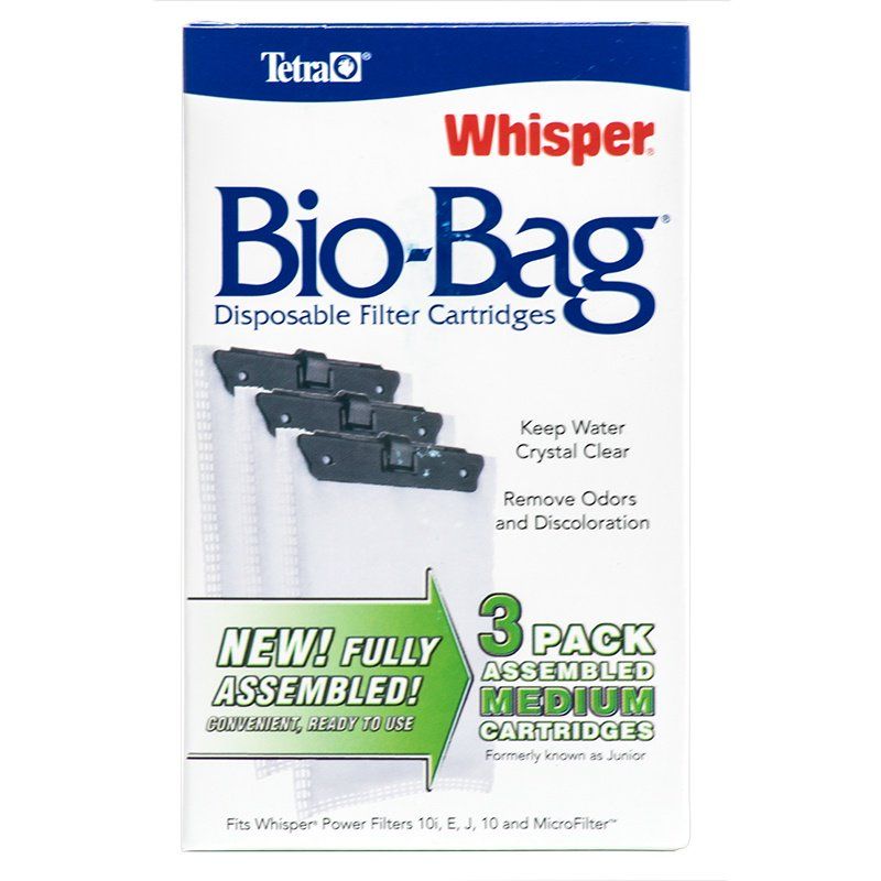 Tetra Whisper Bio-Bag Filter Cartridges, Medium, 3-Pack