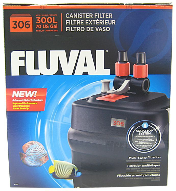 Fluval 306 External Canister Filter - For Aquariums up to 70 Gallons