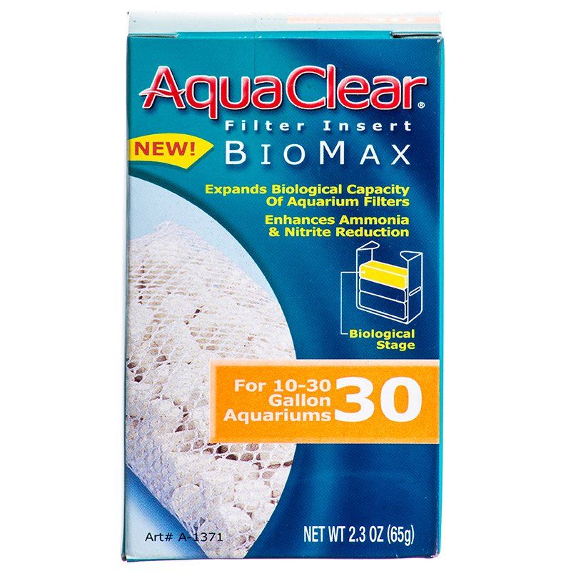 AquaClear BioMax 30 Filter Insert - Aquarium Filter Media for AquaClear 30 & 150 Filters, 65g