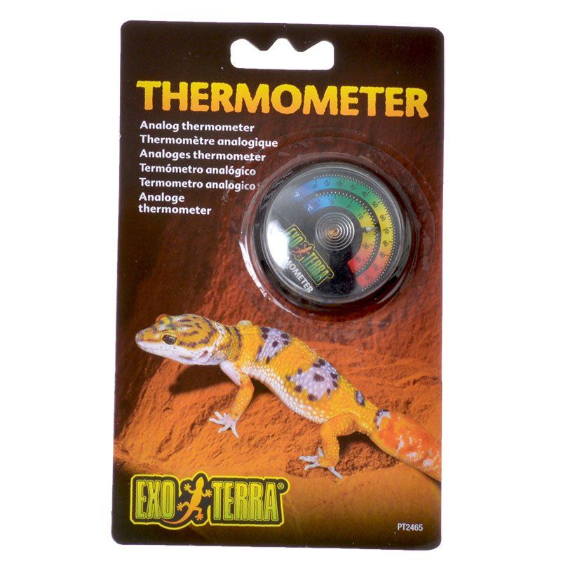 Exo Terra Analog Thermometer - Reptile Terrarium Temperature Gauge