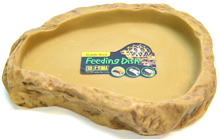 Exo Terra Feeding Dish - Medium Reptile Food Bowl PT2811