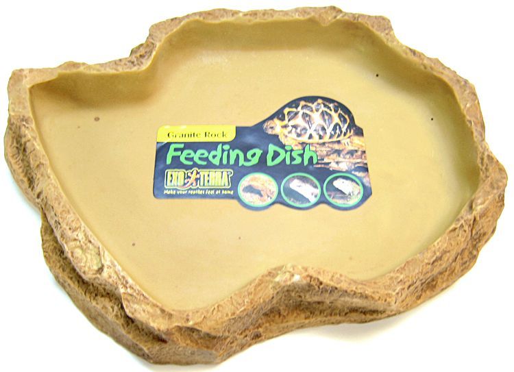Exo Terra Feeding Dish - Extra Large Reptile Food Bowl