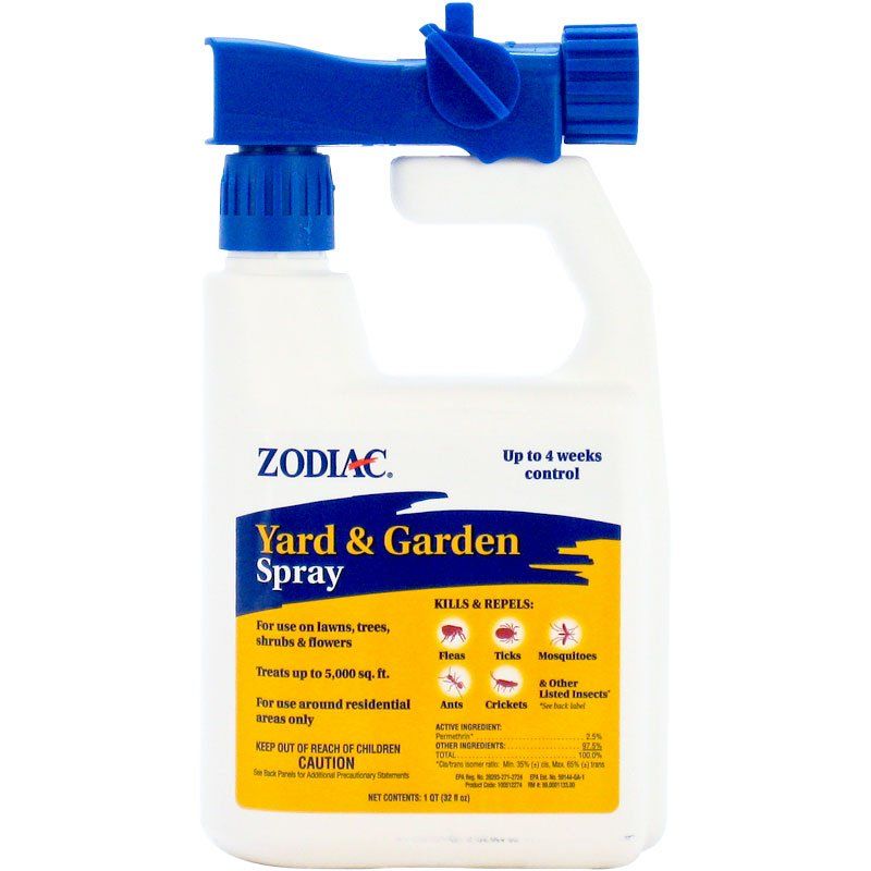 Zodiac Yard & Garden Spray - Flea, Tick, Mosquito, and Insect Control - 32 oz