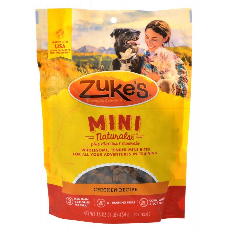 Zuke's Mini Naturals Chicken Dog Treats, 1 lb - Training Treats