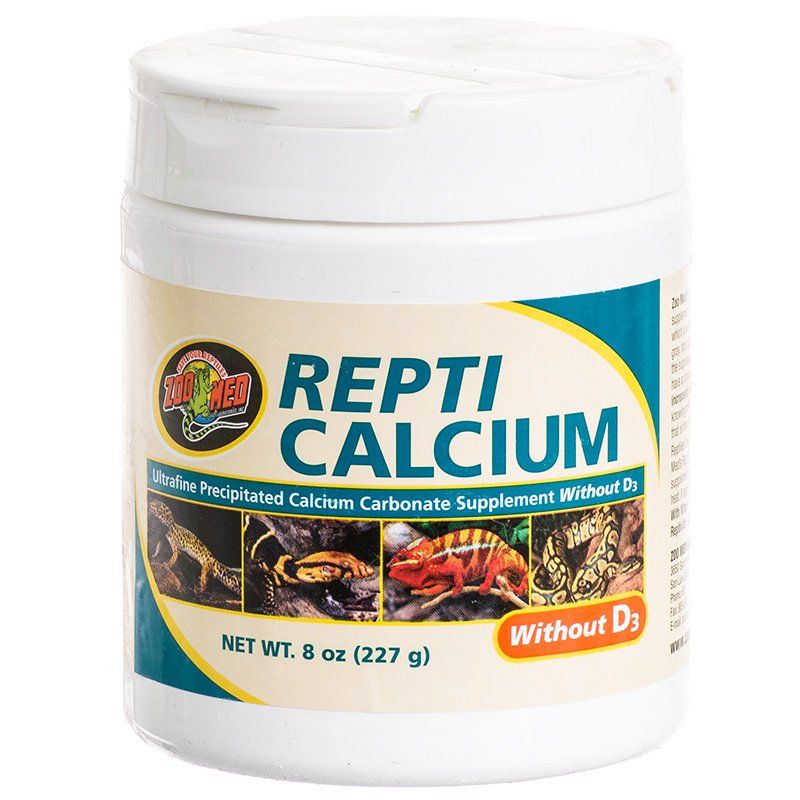 Zoo Med Repti Calcium Without D3 - 8 oz, Reptile Supplement