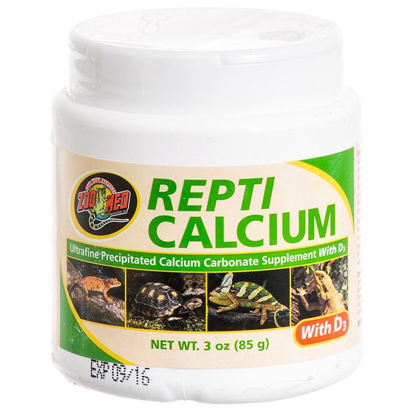 Zoo Med Repti Calcium with D3 - 3 oz, Ultra Fine Reptile Supplement
