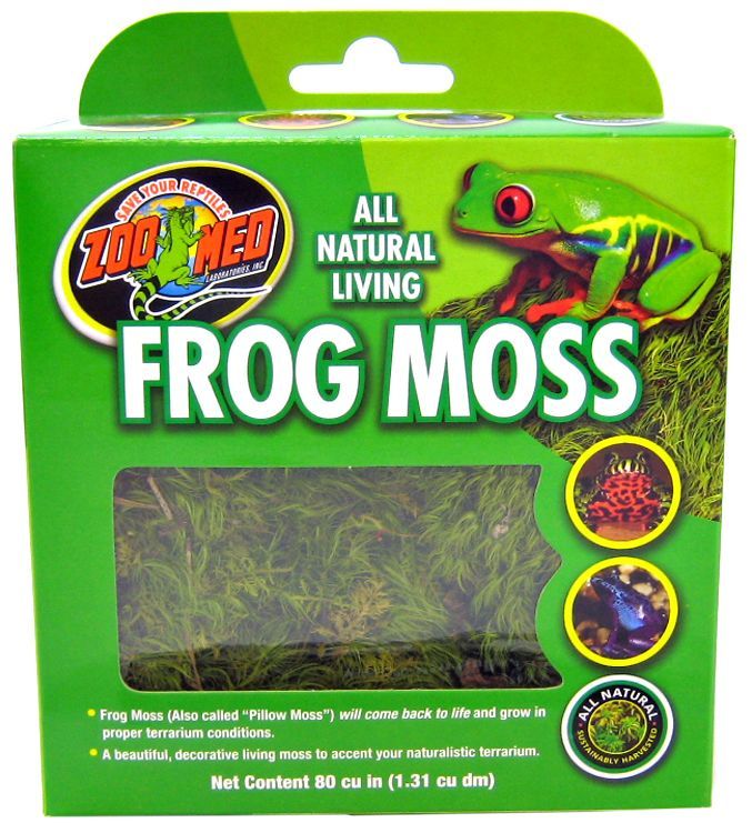 Zoo Med Frog Moss - All Natural Terrarium Substrate, 80 cu in