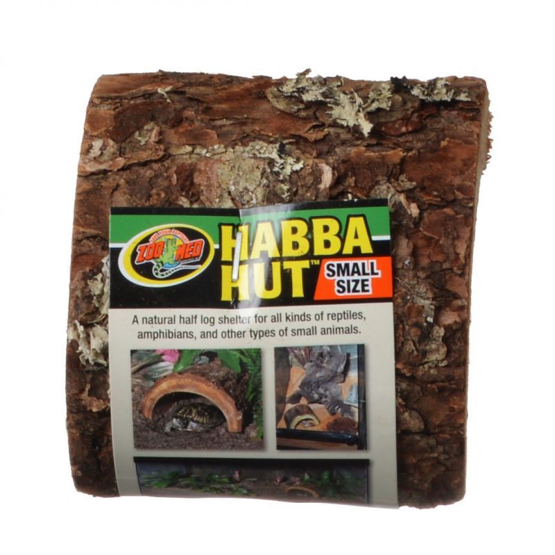 Zoo Med Habba Hut Terrarium Hideaway - Small Reptile Hide