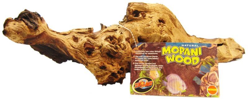 Zoo Med Mopani Wood - Medium - 10-12 inch Aquarium & Terrarium Decor
