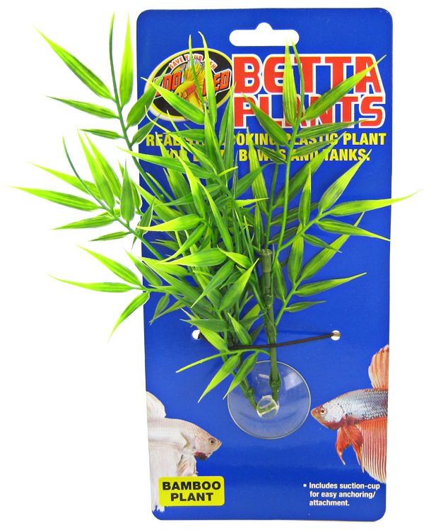Zoo Med Aquatic Betta Plants - Bamboo - Realistic Aquarium Decor for Betta Bowls & Tanks