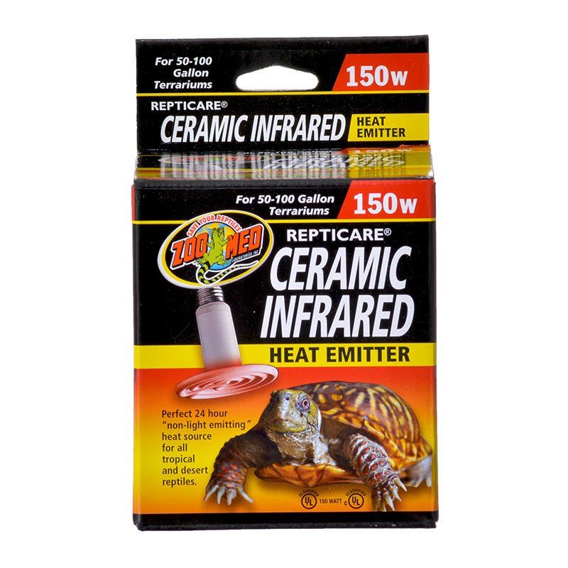 Zoo Med ReptiCare 150-Watt Ceramic Heat Emitter - Reptile Terrarium Heater