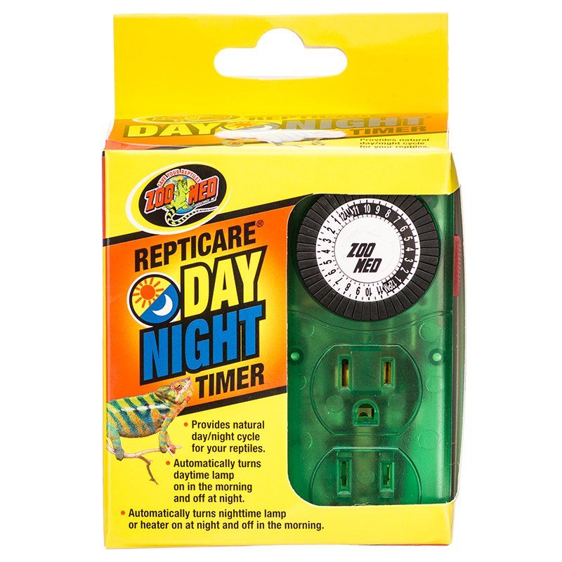 Zoo Med ReptiCare Day & Night Timer - Reptile Terrarium Lighting and Heating Controller