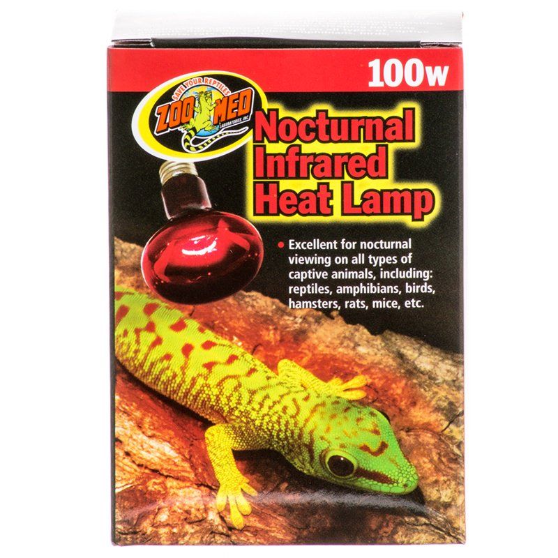 Zoo Med Nocturnal Infrared Reptile Heat Lamp - 100W
