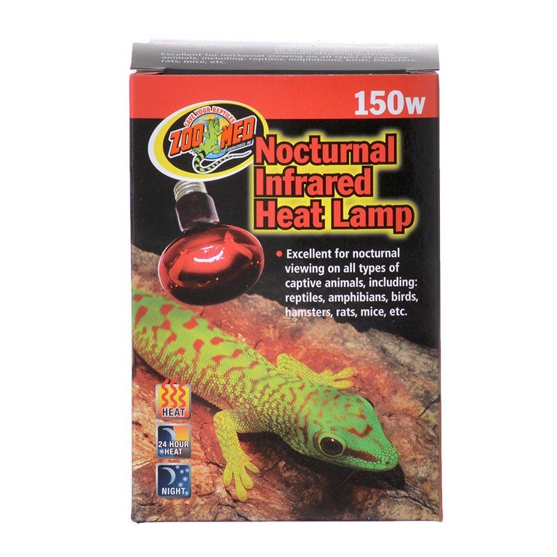 Zoo Med Nocturnal Infrared Heat Lamp - 150 Watts