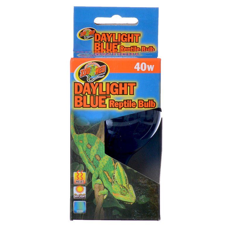 Zoo Med Daylight Blue Reptile Bulb - 40 Watt, Incandescent Heat Lamp