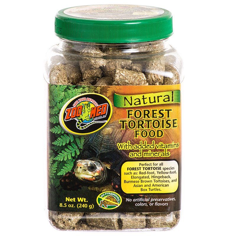 Zoo Med Natural Forest Tortoise Food - 8.5 oz - Long Stem Fiber Diet
