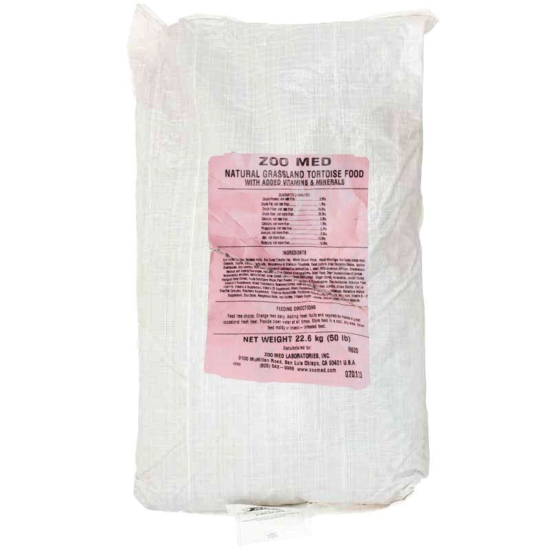 Zoo Med Natural Grassland Tortoise Food - 50 lb