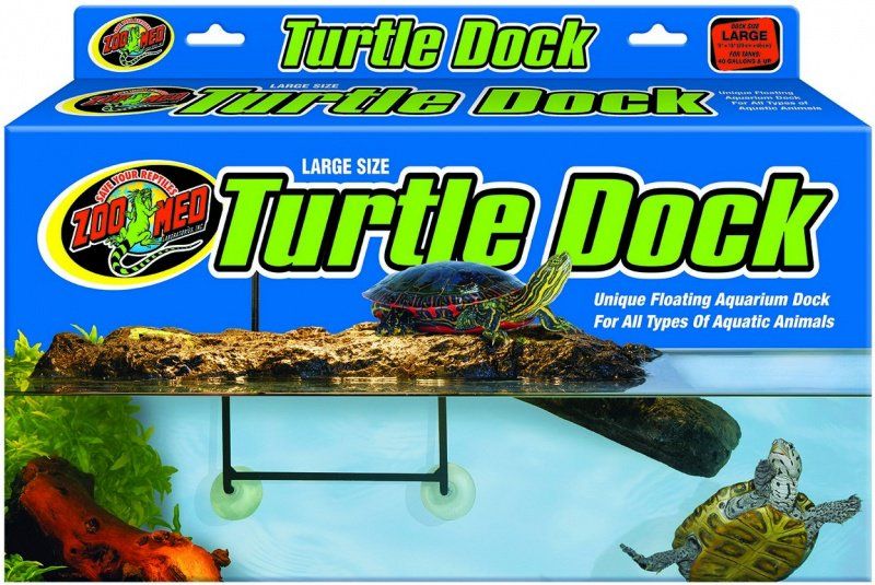Zoo Med Turtle Dock - Large - Floating Basking Platform for Aquatic Turtles 9" x 18"