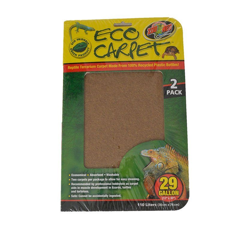 Zoo Med Reptile Cage Carpet - 20-Inch Long, 29 Gallon Tanks - 30 x 12 Inches