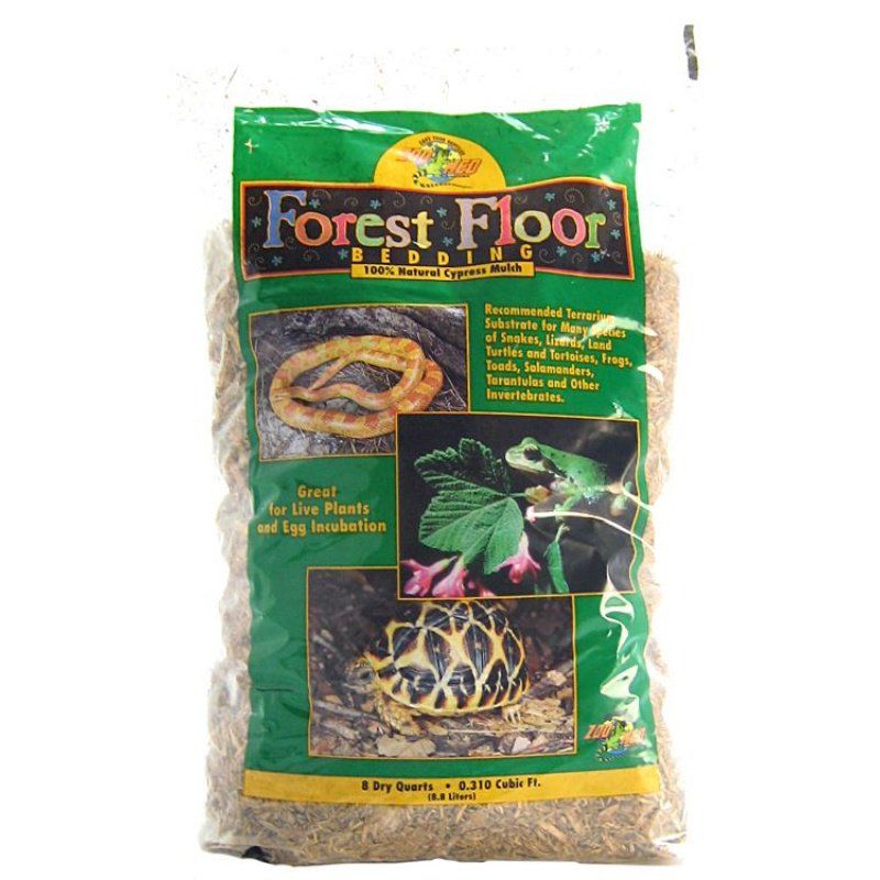 Zoo Med Forest Floor Natural Cypress Mulch Reptile Bedding 8 Qt
