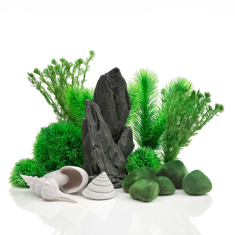 BiOrb Decor Set - 30L Stone Garden Aquarium Ornament Pack - Medium Tank Accessory
