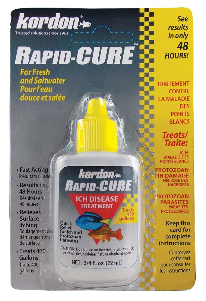 Kordon Rapid Cure Ich & Parasite Treatment - 0.75 oz Aquarium Fish Medication
