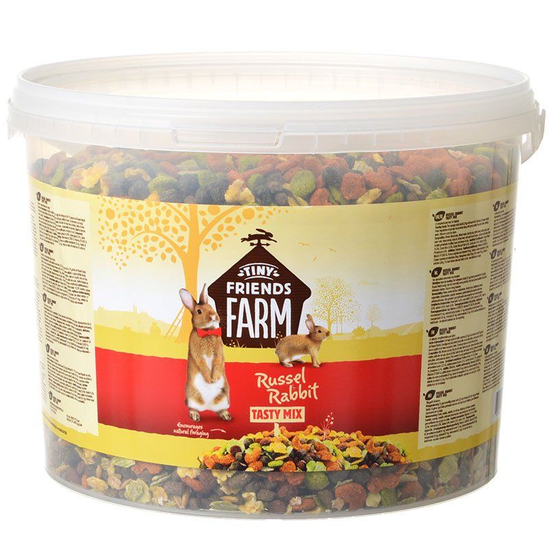 Tiny Friends Farm Russel Rabbit Tasty Mix Dry Food - 9 lb Bucket