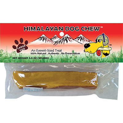 Himalayan Dog Chew Large - Original Yak Cheese, Long Lasting, Natural Dog Treat, 3.3-3.5 oz
