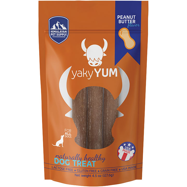 Himalayan Yaky Yum Peanut Butter Dog Chew - 4.5 oz - Lactose, Grain Free