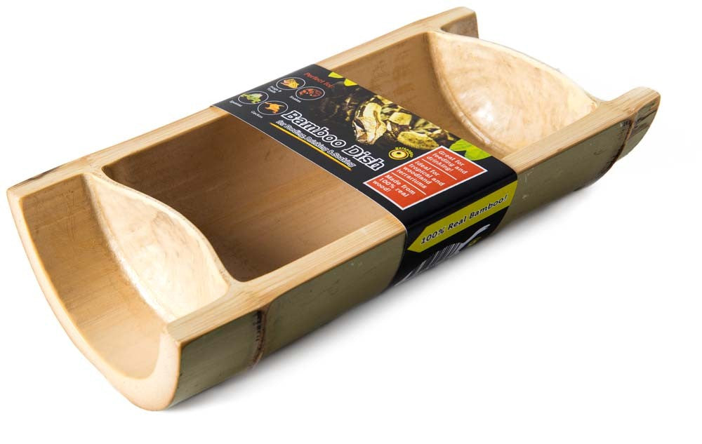 Galapagos Natural Bamboo Dish - Reptile & Arachnid Water Dish
