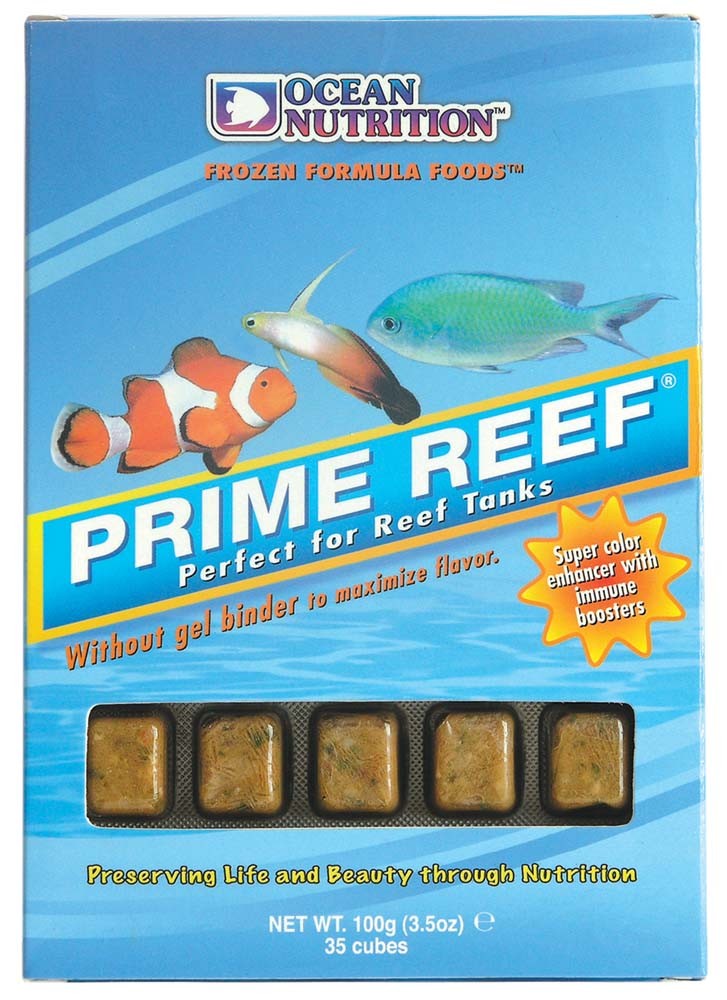 Ocean Nutrition Frozen Prime Reef Cubes - Reef Fish Food - 3.5oz (100g)
