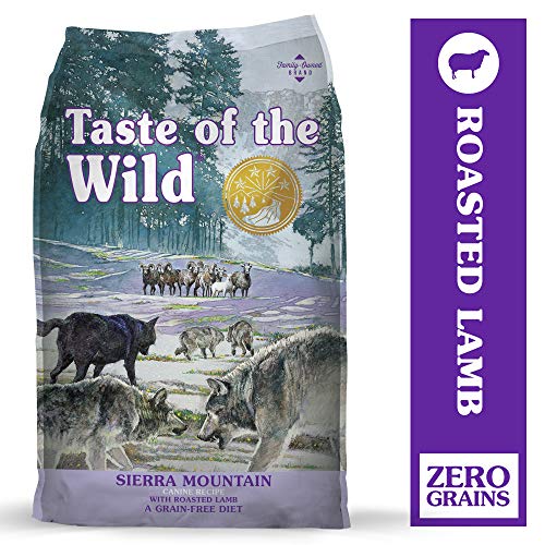 Taste of the Wild Sierra Mountain Grain-Free Dry Dog Food with Roasted Lamb 14lb