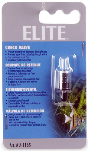 Marina Air Check Valve - Aquarium Air Line One-Way Anti-Siphon Valve