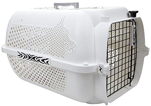 Dogit Voyageur Pet Carrier - Large, White, Model 300 - Dog or Cat Travel Crate