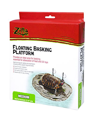 Zilla Decor Floating Basking Platform - Medium Reptile Habitat Ramp