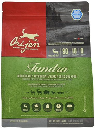 Orijen Freeze-Dried Tundra Dog Food, 16 oz - Grain-Free, Biologically Appropriate Formula