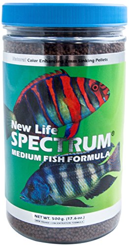 New Life Spectrum Medium Fish Formula 2mm, Sinking Pellets, Salt/Freshwater, 500gm