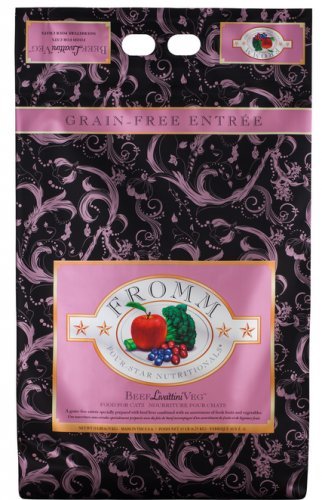 Fromm Four-Star Beef Livattini Veg Grain-Free Dry Cat Food (5lb or 15lb Bag)