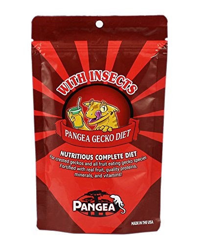 Pangea Fruit Mix with Insects Crested Gecko Diet - Complete 1 lb Food
