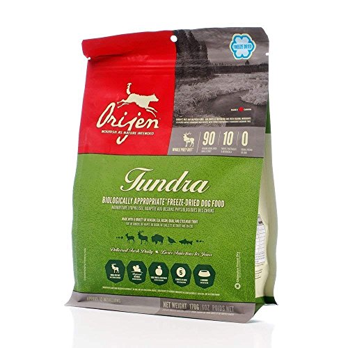 Orijen Tundra Freeze-Dried Dog Food, 6 oz - Biologically Appropriate & Grain-Free Recipe